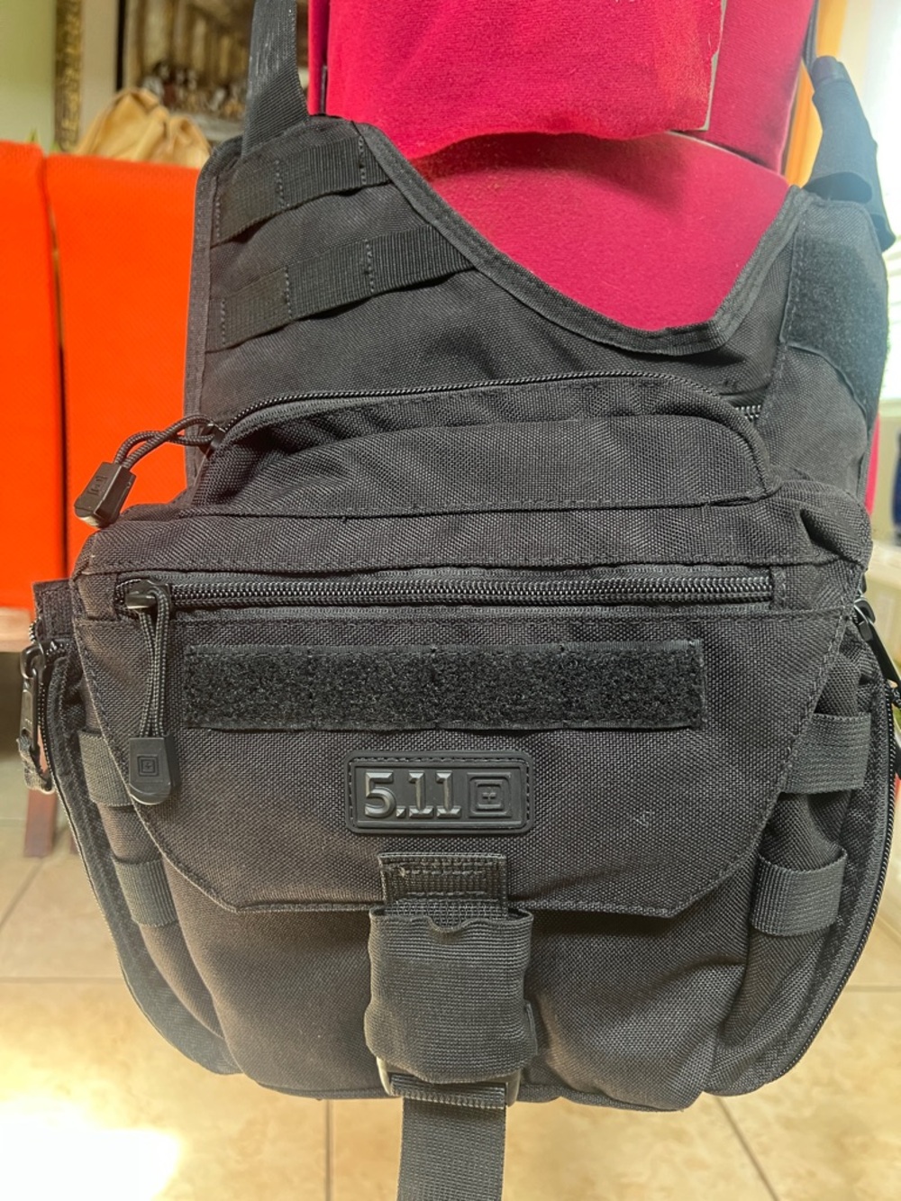 5.11 Tactical Black Crossbody Messenger Sling Pack